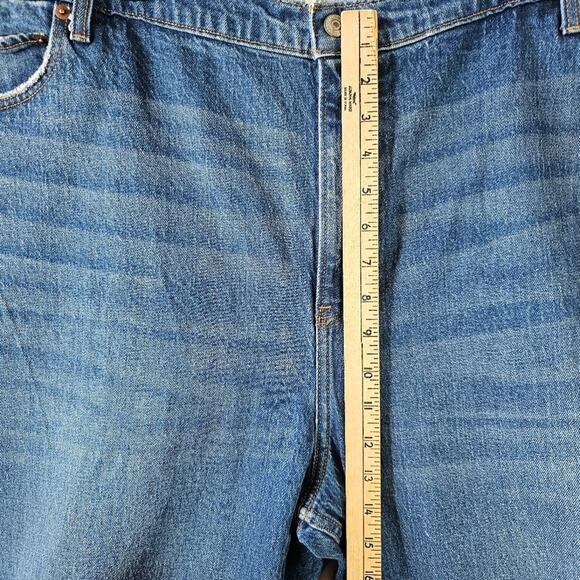 Abercrombie & Fitch Curve Love 90s Straight Jeans Womens 24 37" Ultra High Rise - Picture 4 of 9